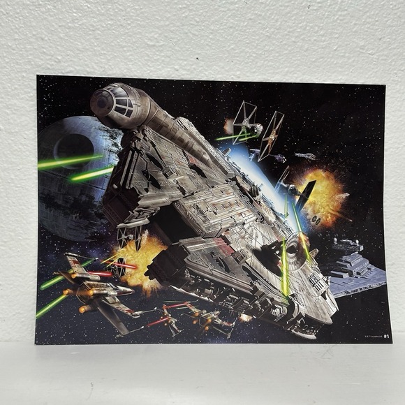 Star Wars Disney Prime 3D 2-pack Puzzles Millennium Falcon & Return Of The Jedi - Picture 12 of 15